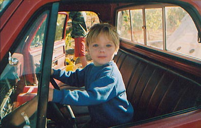 Khalil in the Truck